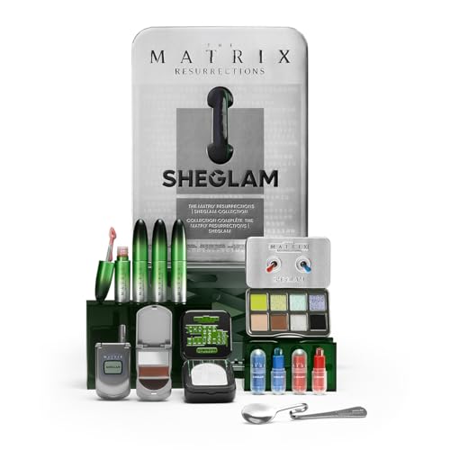 SHEGLAM The Matrix Collection Set All in One Makeup Kit Includes Eyeshadow PaletteLip Balm Highlighter Lip Gloss Blush Make Up Gift Set for Women