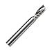 EnPoint High Precision Aluminum Cutting Carbide Single Flute Router End Mills 15/64 Inch 6mm Shank 6mm Cutter Dia 12mm Flute Length CNC Spiral Milling Cutter for Acrylic PVC MDF Color Plates