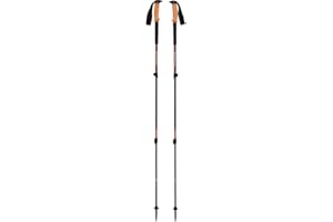 BLACK DIAMOND Trail Cork Trekking Poles (Pair) | Lightweight Collapsible Aluminum Hiking Poles | Natural Cork Grips | FlickLock Adjustable Shafts for All-Season Stability