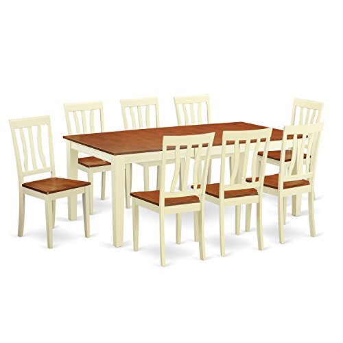 Best dining set butterfly leaf table, eight chairs