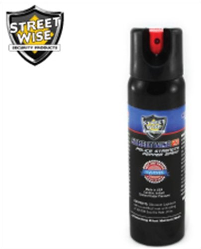 Lab Certified Streetwise 23 Pepper Spray 4 oz. UV marking dye, Made in USA. Cannot ship to Massachusetts, New Jersey if over (3/4 oz), New York, Wisconsin, Michigan APO, FPO or Hawaii.