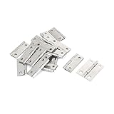 uxcell 20 Pcs Cupboard Cabinet Hardware Gate Folding Door Hinges 1.5