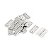 uxcell 20 Pcs Cupboard Cabinet Hardware Gate Folding Door Hinges 1.5"