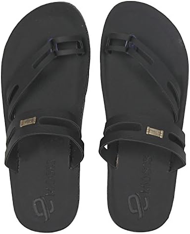 UrbanwhiZ Emosis Men Stylish Tan Brown Black Colour Casual Ethnic Formal Office Slide Slipper Sandal