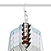 Closet Space Saving Hangers for Clothes Pants- 10.5 Inch Metal Wonder Hangers Stainless Steel Magic Cascading Hanger Updated Hook Design Closet Organizer Hanger