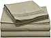 Clara Clark Bed Sheets, Premier 1800 Series 4 Piece Bed Sheet Set, Deep Pocket, Wrinkle, Fade, Stain Resistant, Luxury Soft Bedding Sheets & Pillowcases, Split King, Sage Green