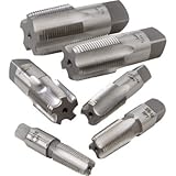 Klutch 6-Pc. Male Pipe Tap Set
