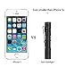 Mini Flashlight, Small LED Handheld Flashlight Super Bright Torch with Clip, Compact Pocket Size Flashlight Lamp Light Powered by AAA Battery