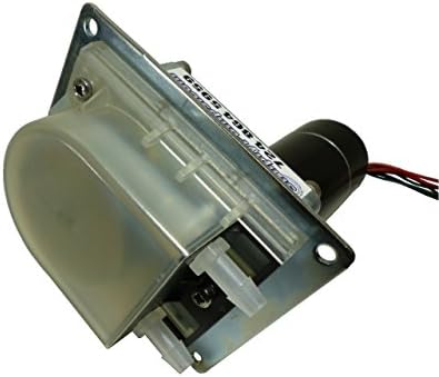 Simply Pumps PMB310iF Peristaltic Industrial Grade Brushless Dosing Dispensing and Metering Pump with Norprene Food and Beverage Tubing, Panel Mount, 12 VDC, 20 GPH