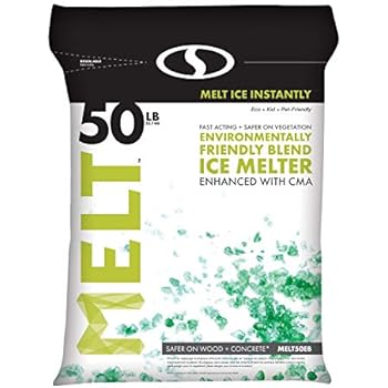 Snow Joe AZ-50-EB Melt-2-Go Nature + Pet Friendly CMA Blended Ice Melter, 50-lb Bag