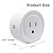 Wifi Smart Plug Set of 2 Mini Smart Outlet Compatible with Alexa Remote Control By Smart Phone from Anywhere Anytime (2 Packs)