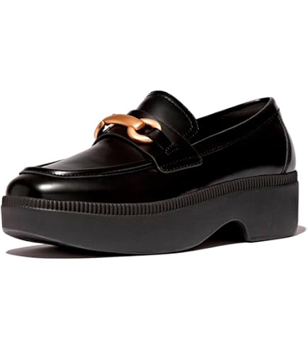 Amazon.com | FitFlop Women's F-Luma Chunky-Snaffle Leather Demi