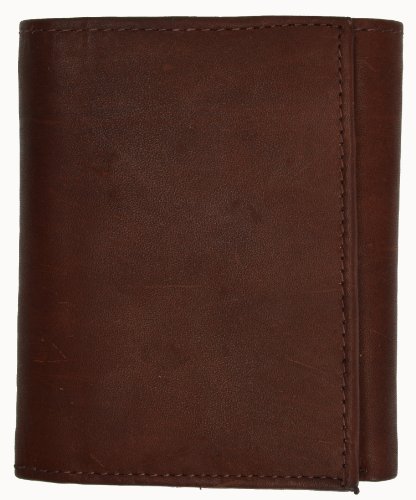100% Genuine Leather Tri-fold Mens Wallet BD #1855CF