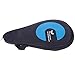 Eachbid Waterproof Table Tennis Racket Case Bag for 2 Ping Pong Paddle Bat #02
