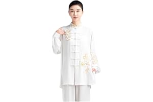 HEARTTOUCH Adult Tai Chi Uniform Chinese Kung Fu Clothing Martial Arts Zen Meditation Suit Chinese Style Positive Costume