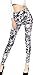 Bienvenu Women Gothic Punk Sexy Skull Print Leggings Tights Pants Black