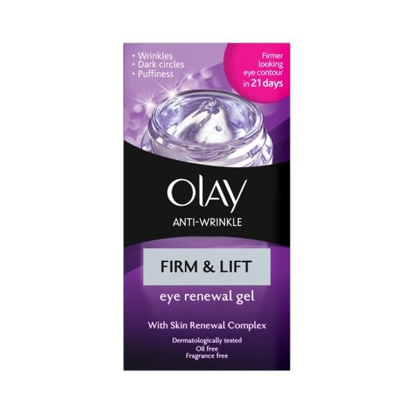 Olay Anti-Wrinkle Firm and Lift Anti-Ageing Eye Renewal Gel, 15 ml