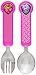 Munchkin PAW Patrol Toddler Fork and Spoon Utensil Set, Pink
