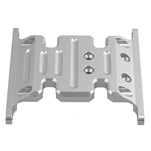 Mxfans Silver Upgrade Accessory AX80026 Center Skid Plate for AXIAL SCX10 Electric 4WD RC1:10 Model Car