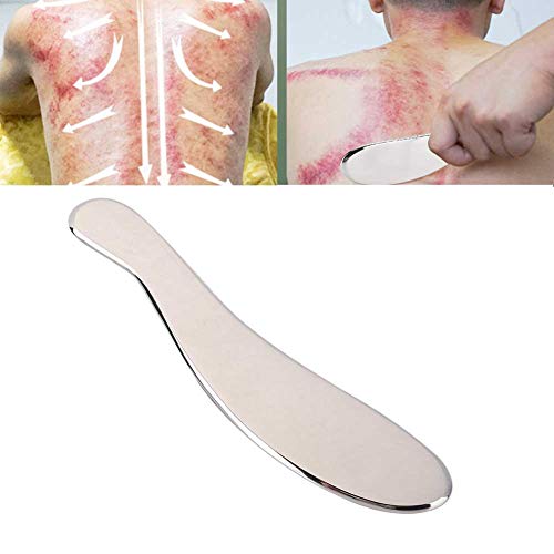 Gua Sha Tool, Scraping Board, Body Guasha Board Massage Jade Roller Rose Quartz Roller Stainless Steel Body Acupuncture Massage Scraping Board Muscle Pain Relief