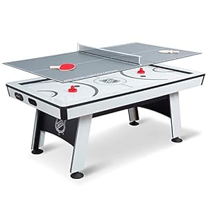EastPoint Multi-Game Tables, Play 2-in-1 Air Hockey Table with Table Tennis Top – Perfect for Family Game Room, Adult…