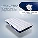KingCamp Camping Air Mattress with Built-in Foot Pump Single/Double Tent Bed Luxury Comfort Inflatable Camping Mat Sleeping Pad Airbed Coil-Beam Technology