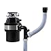 KUPPET Garbage Disposals 1 HP Household Food Waste Garbage Disposal with Power Cord for Home Kitchen-3 Level of Grinding 2600 RPM Super Quiet&Easy to Install -Black