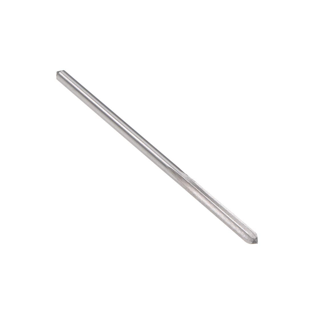 sourcing map 3.1mm Chucking Reamer, HSS Cobalt M35 Lathe Machine Reamer D4 6 Straight Flutes, Round Shank Milling Cutting Tool, for Stainless Steel Alloy Copper Metal