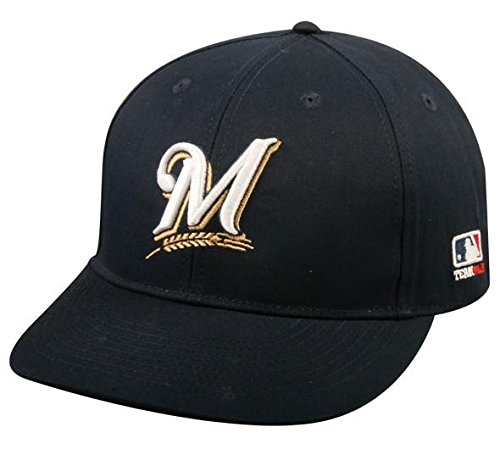 MLB Replica Adult Baseball Cap Various Team Trucker Hat Adjustable MLB Licensed , Milwaukee Brewers - Home