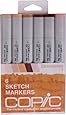 Copic Markers 6-Piece Sketch Set, Skin Tones I