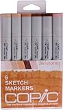 Copic Markers 6-Piece Sketch Set, Skin Tones I