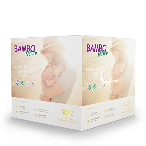 Bambo Nature Baby Diapers Classic, Size 2, 60 Count (2 Packs of 30) - Thumbnail 2