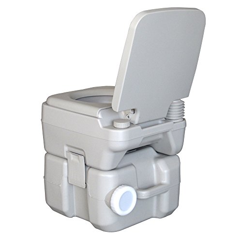 Z ZTDM Portable Toilet Potty for Camping Recreation, Travel, Car, Boat, Caravan, Campsite, Hospital - 5 Gallon Holding Tank - Thumbnail 3