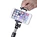 Disph Selfie Stick - Extendable Bluetooth Self Shooting Monopod(Black)
