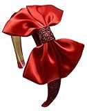Sparkling Glitter Satin BOW Arch Headband By Funny Girl Designs