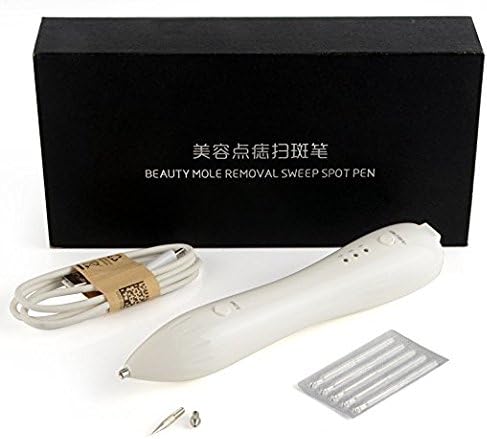 by mybeautymax Professional Dot Mole Removal System - For Spot, Tattoo, Freckle Removal Pen Beauty Device,White