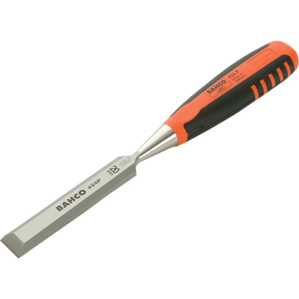 Bahco 424P-20 B/E Chisel 20MM, Silver/Orange/Black