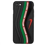 iPhone 3D Sean W/Undefeated Air Max 97 Shoe Case Official Print Textured Shock Absorbing Protective Sneaker Fashion Case (Black, iPhone 6/6s)