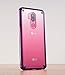 Ringke Fusion Compatible with LG G7, G7 ThinQ Case Crystal Clear PC Back Anti-Cling Dot Matrix Technology Lightweight Transparent TPU Bumper Drop Protective Cover - Orchid Purple