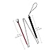 White Cane Aluminum Mobility Folding Cane for The Blind (Folds Down 4 Sections) (123 cm (48.4 inch))