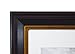 Golden State Art, 11x14 Black Photo Frame with Burgundy & Gold Trim, White Mat for 8x10 Pictures or Photos & Real Glass
