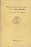 Archeological investigation of the Shannon site, Montgomery County, Virginia,