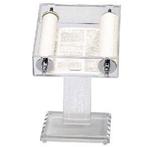 Complete torah in acrylic display stand