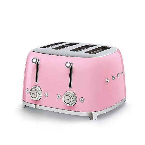 Smeg Tostadora TSF03PKEU · Imp de Italia 220v | Rosa