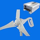 GTSUN 400W MAX 600W DC 12V Wind Turbine Generator 3 Blades High Strength Nylon Mix Carbon Fiber With Wind Solar Hybrid Charge Controller,New