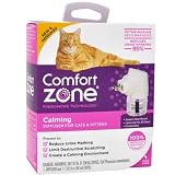 Comfort Zone BASIC Calming Diffuser Kit for Cat Calming 1 Diffuser, 1 Refill
