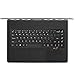 Leze Ultra Thin Soft Silicone Keyboard Protector Skin Cover for Lenovo Yoga 3 Pro, Yoga 3 Pro 13.3" TouchScreen Laptop - Black
