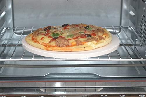 Pizza Stone, Round Pizza Stone for Grill And Oven, Making Pizza, Steak, BBQ, Cordierite Pizza Pan,Cooking & Baking Stone（33 * 33CM）
