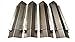Set of 4 BBQ Gas Grill Heat Plate, Heat Shield, Heat Tent, Burner Cover, Vaporizer Bar, and Flavorizer Bar Steel Heat Shield for Grill King, Aussie, Charmglow, Brinkmann, Uniflame, Lowes Model Grills