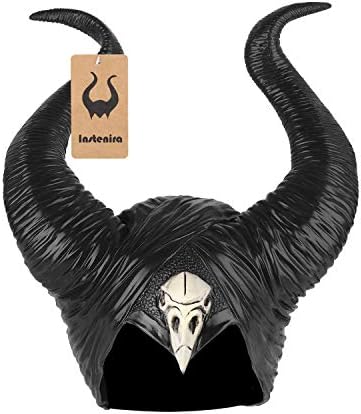 1x Maleficent Headpiece Costume Halloween Hat Maleficent Black Queen Horns